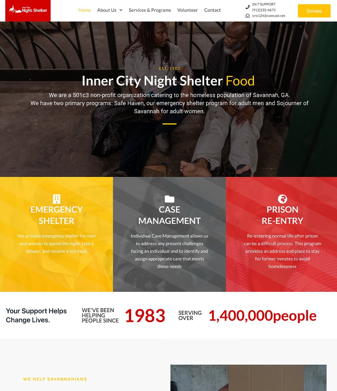 Inner City Night Shelter — project image 1